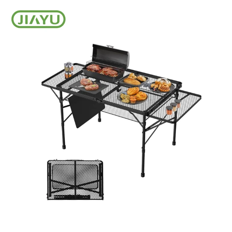 Mesa de campamento de aliaxe escritorio plegable ao aire libre