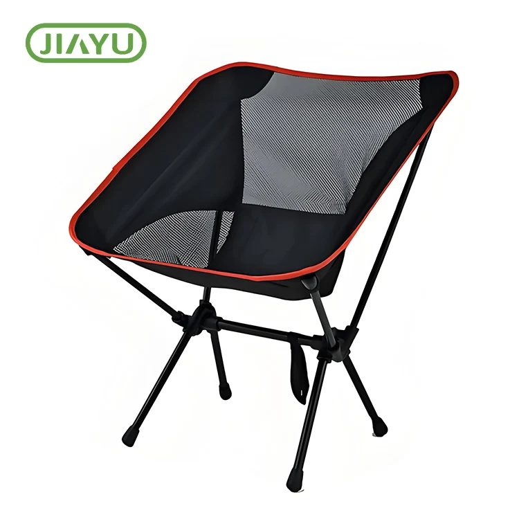 Silla portátil de camping con respaldo