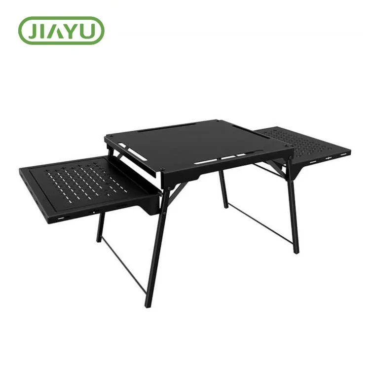 Mesa de campamento de ferro de aluminio plegable portátil