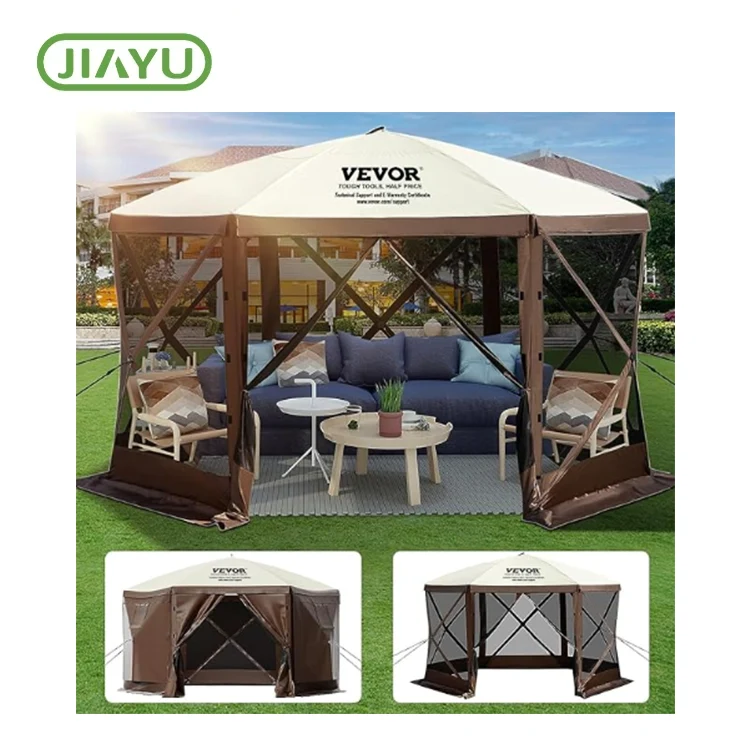 Tenda de marquesina de acampada de pérgola a proba de choiva
